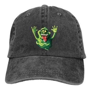 Зеленые бейсболки с изображением Гули, Остроконечная кепка, Охотники за привидениями, Шляпы с солнцезащитным козырьком из фильма 1984 года для мужчин и женщин