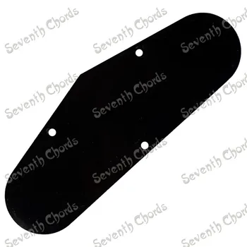 Черная пластиковая крышка полости, задняя пластина, монтажная накладка для замены бас-гитары - HC-1003